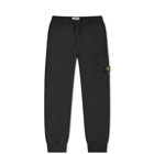 Stone Island Junior Cargo Sweat Pant in Black