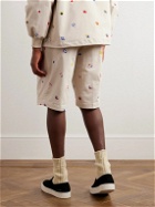 Beams Plus - Embroidered Straight-Leg Cotton-Blend Canvas Bermuda Shorts - Neutrals