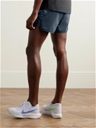 Nike Running - Trail Second Sunrise Straight-Leg Ripstop-Panelled Dri-FIT Shorts - Blue
