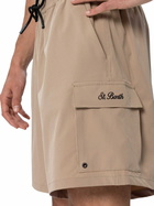 MC2 Saint Barth Beige Classic Stretch Comfort Travel Swim Shorts