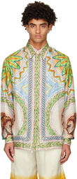 Casablanca Multicolor Mosaics Grecques Shirt