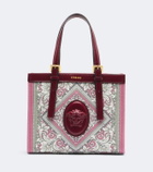 Versace Rivière Mini printed canvas top-handle bag