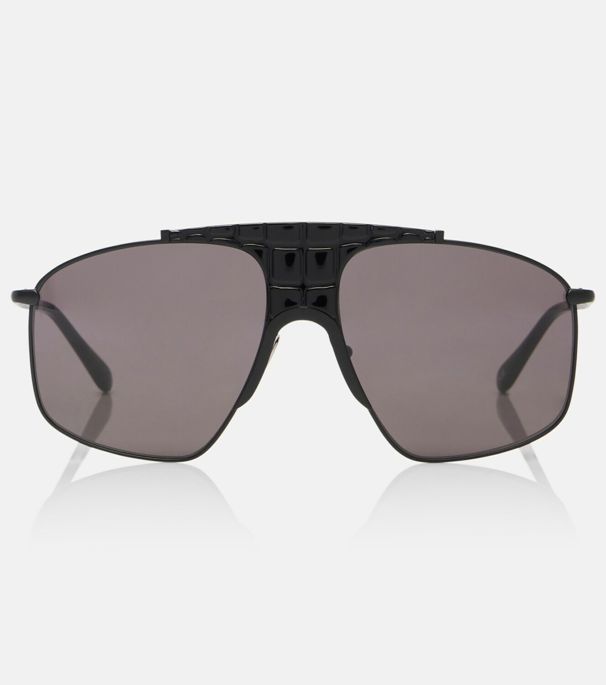 Alaïa Lettering Logo aviator sunglasses