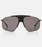 Alaïa Lettering Logo aviator sunglasses