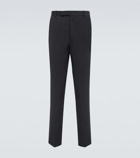 The Row - Elijah straight-leg silk-blend georgette pants