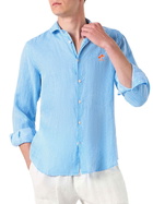 MC2 Saint Barth Man Striped Linen Pamplona Shirt