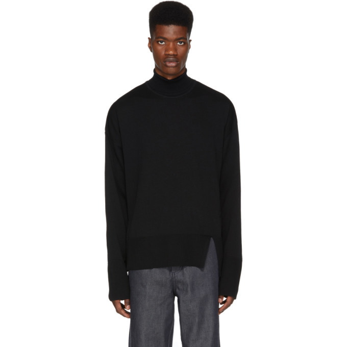 Photo: Wooyoungmi Black Wool Turtleneck