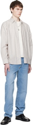 JEANERICA Taupe Byron Shirt