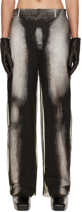 Photo: Y/Project Black Jean Paul Gaultier Edition Overlay Trousers