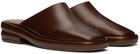 Eckhaus Latta SSENSE Exclusive Brown Loafers