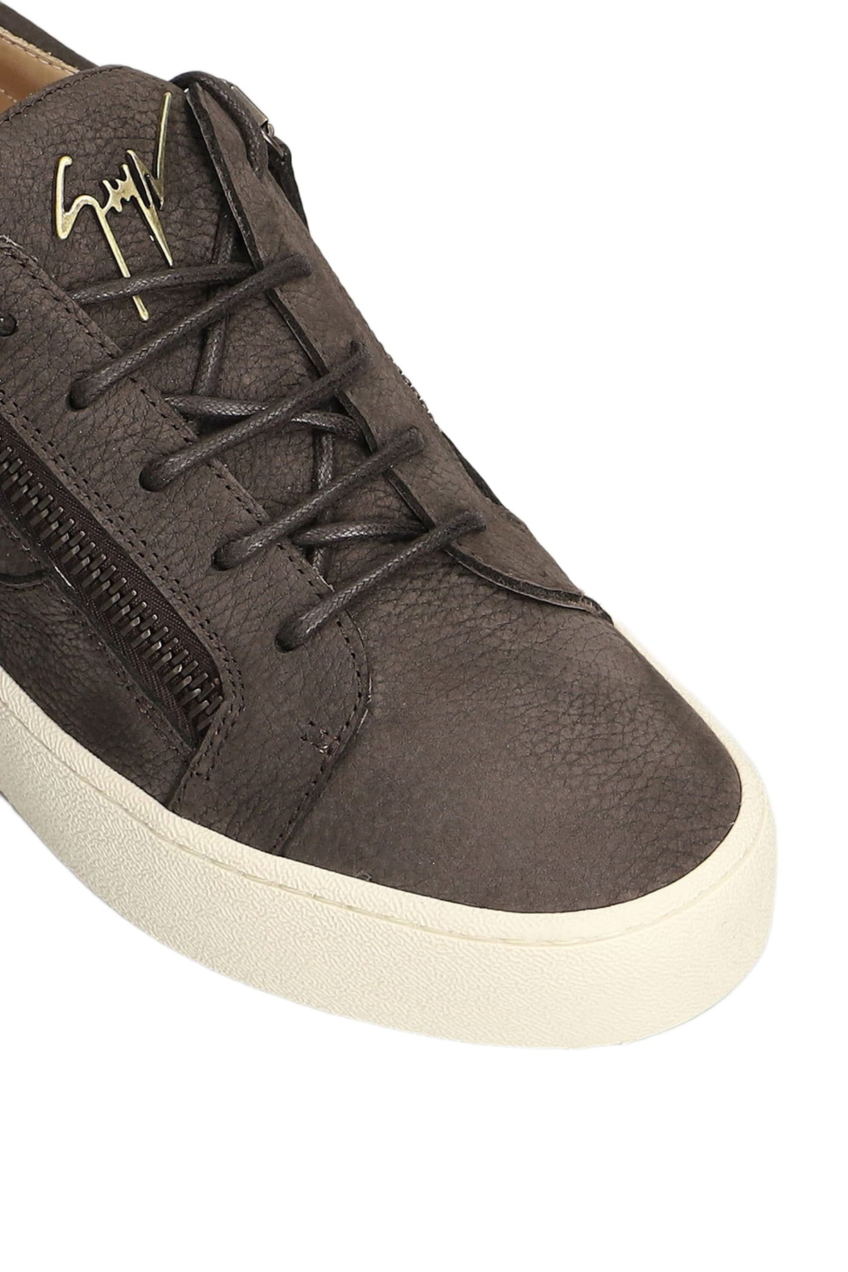 Giuseppe Zanotti Gz94 Sneakers In Brown Suede