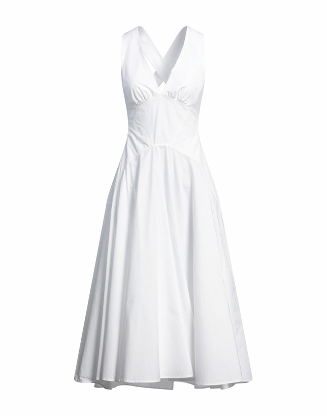 Photo: Alaïa Womens Midi dress in White