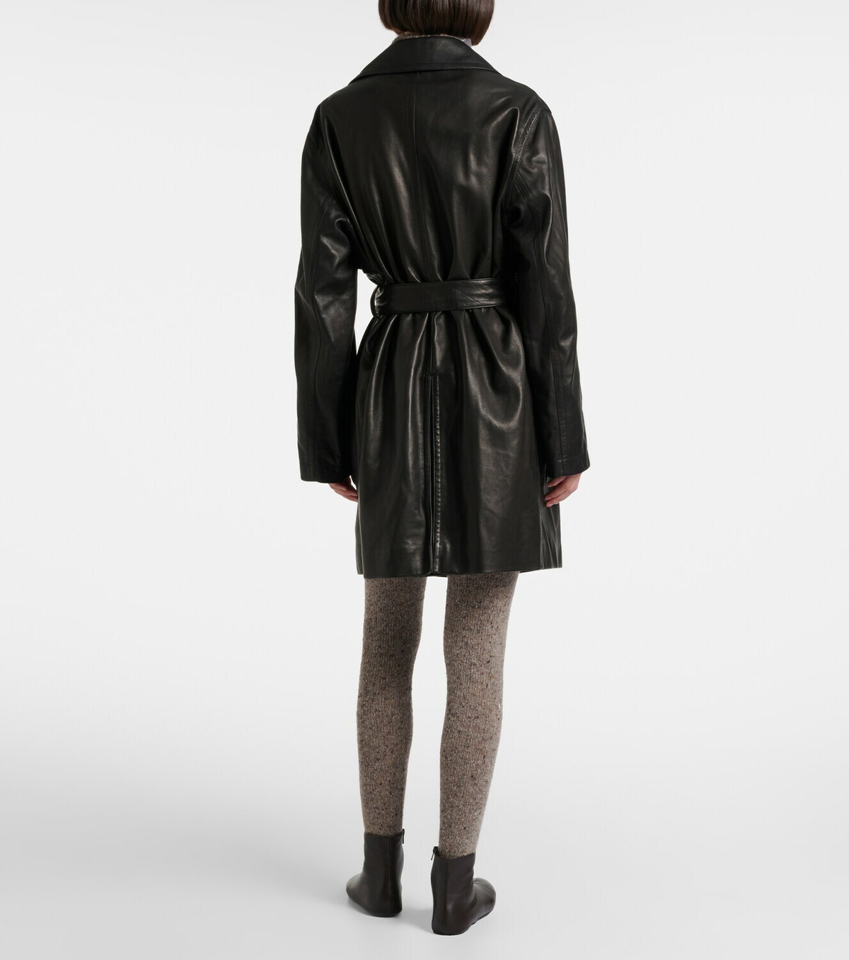 The Row Mumu cashmere tweed tights