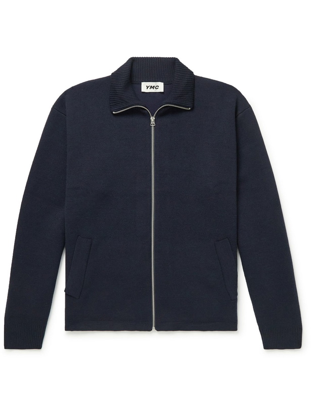 Photo: YMC - Wool-Blend Track Jacket - Blue