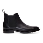 Comme des Garcons Homme Plus Black Leather Chelsea Boots