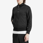Palm Angels Men's Curved Logo Track Jacket in Black