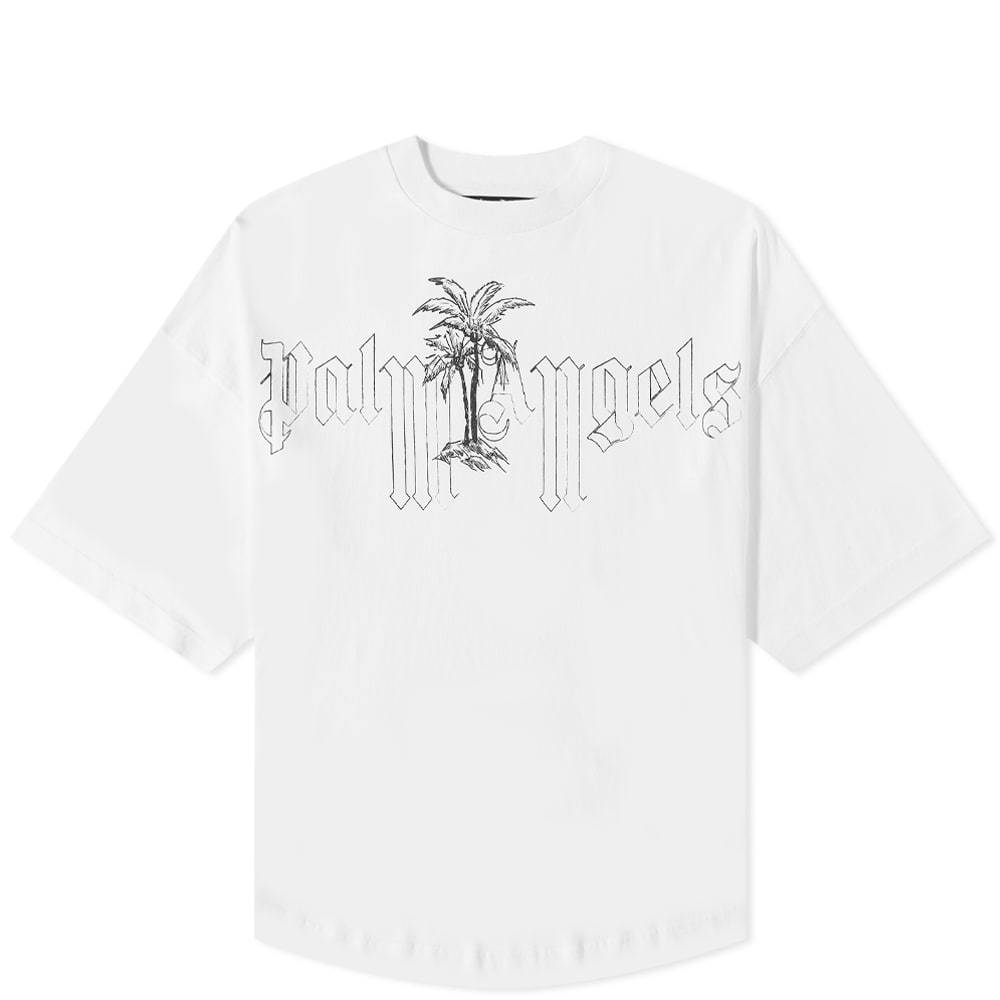 Palm Angels Palm Logo Oversized Tee Palm Angels