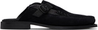HEREU Black Barraca Slip-on Loafers
