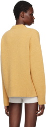 AMI Paris Yellow Ami de Cœur Sweater