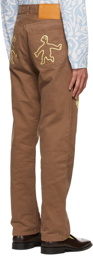 Carne Bollente Brown The Back Bump Trousers