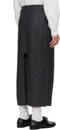 Hed Mayner Gray Wool Trousers