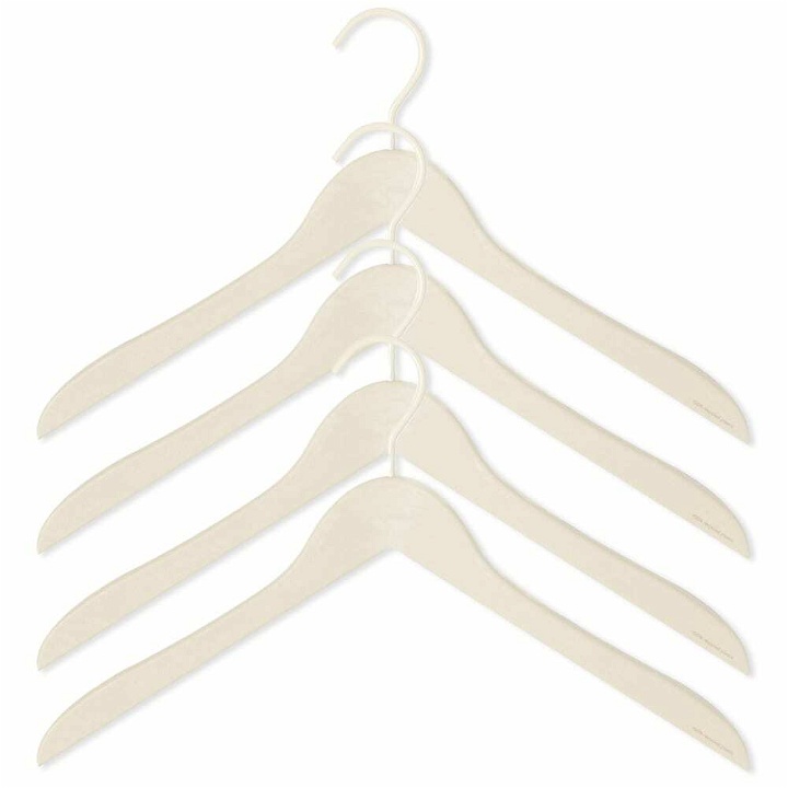 Photo: HAY Coat Hanger - Set of 4 in Cream