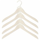 HAY Coat Hanger - Set of 4 in Cream