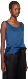 Max Mara Leisure Blue Pan Tank Top
