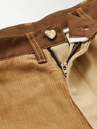 Marni - Carhartt WIP Straight-Leg Cotton-Canvas and Corduroy Trousers - Brown