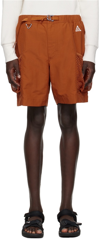 Photo: Nike Orange Snowgrass Shorts