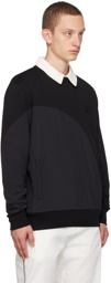 Moncler Black Paneled Sweatshirt