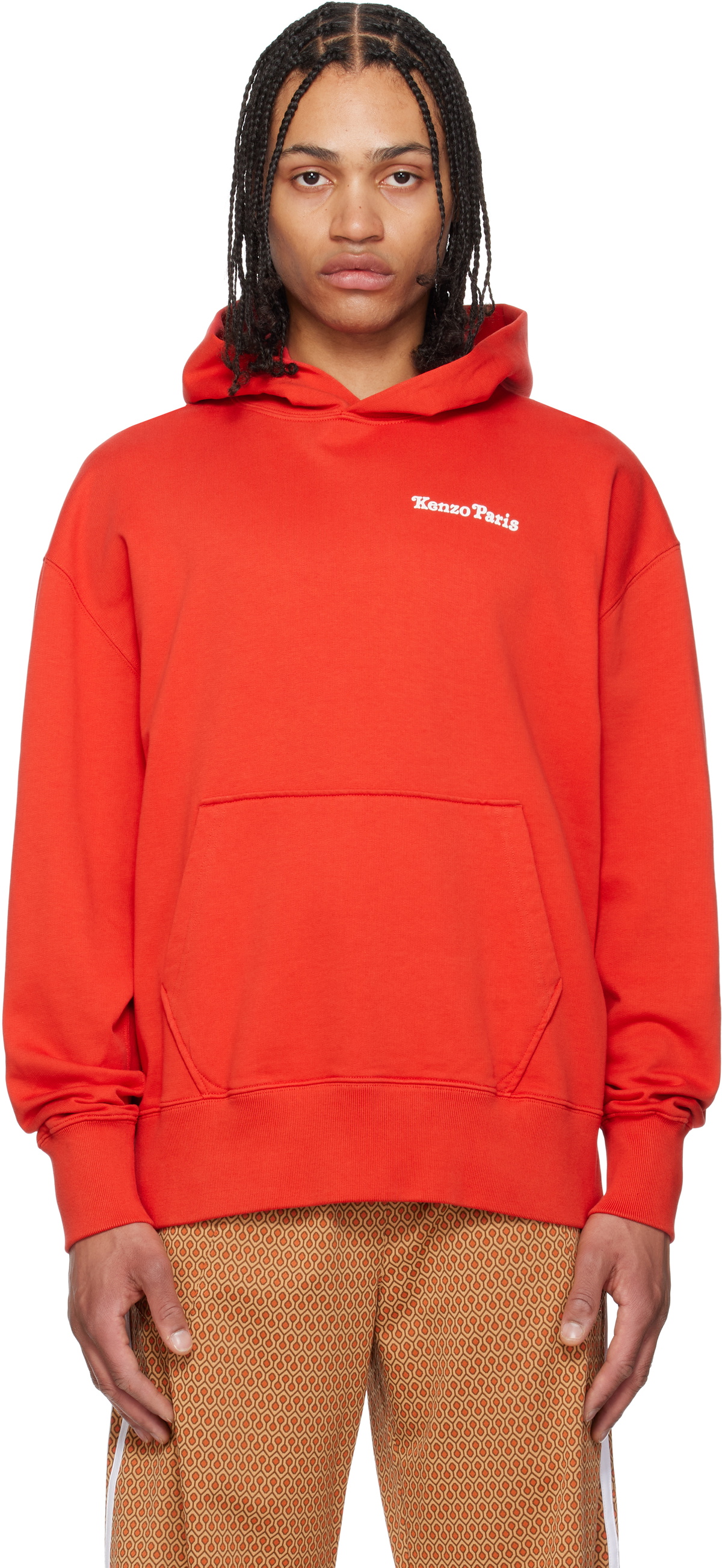 Kenzo Red Kenzo Paris VERDY Edition Oversized Hoodie Kenzo