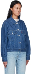 Levi's Indigo Cotton & Hemp Denim Jacket