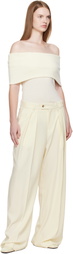 La Collection Off-White Scarlet Top