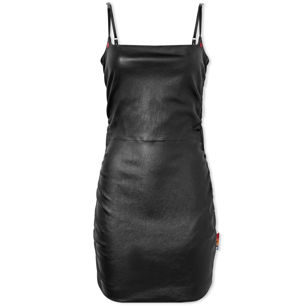 Off-White Stretch Leather Mini Dress Off-White