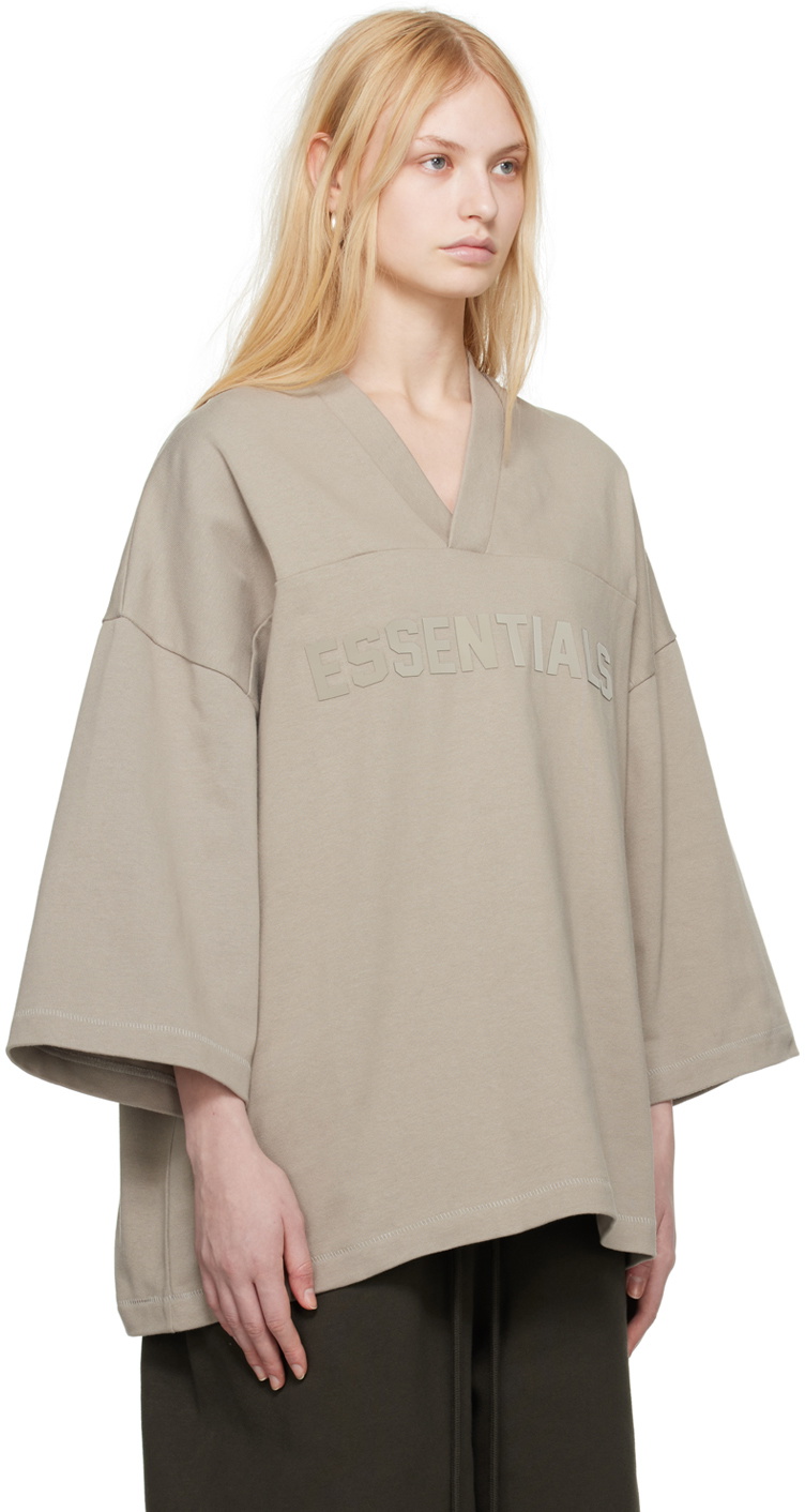Fear of God ESSENTIALS Gray Football T-Shirt Fear Of God