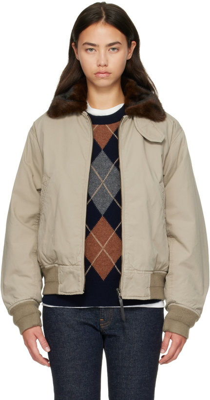 Photo: Nothing Written Beige Maison Pilot Jacket
