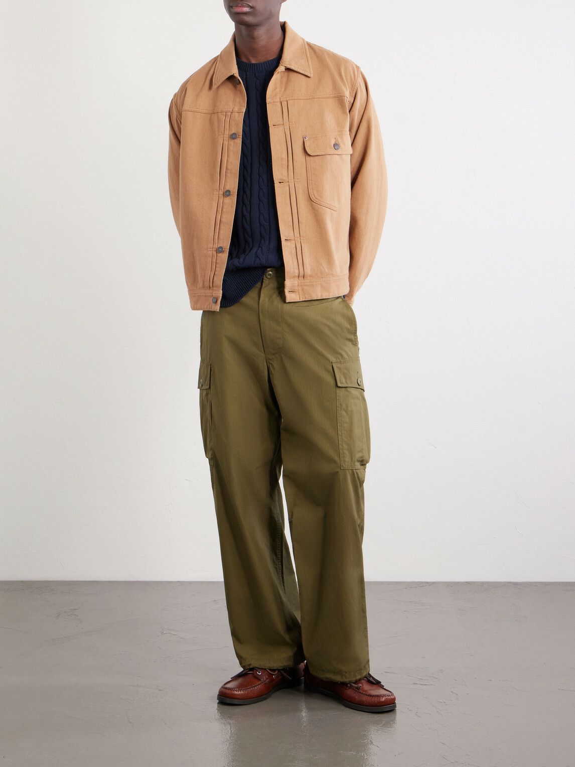 Beams Plus - Cotton-Ripstop Cargo Trousers - Green