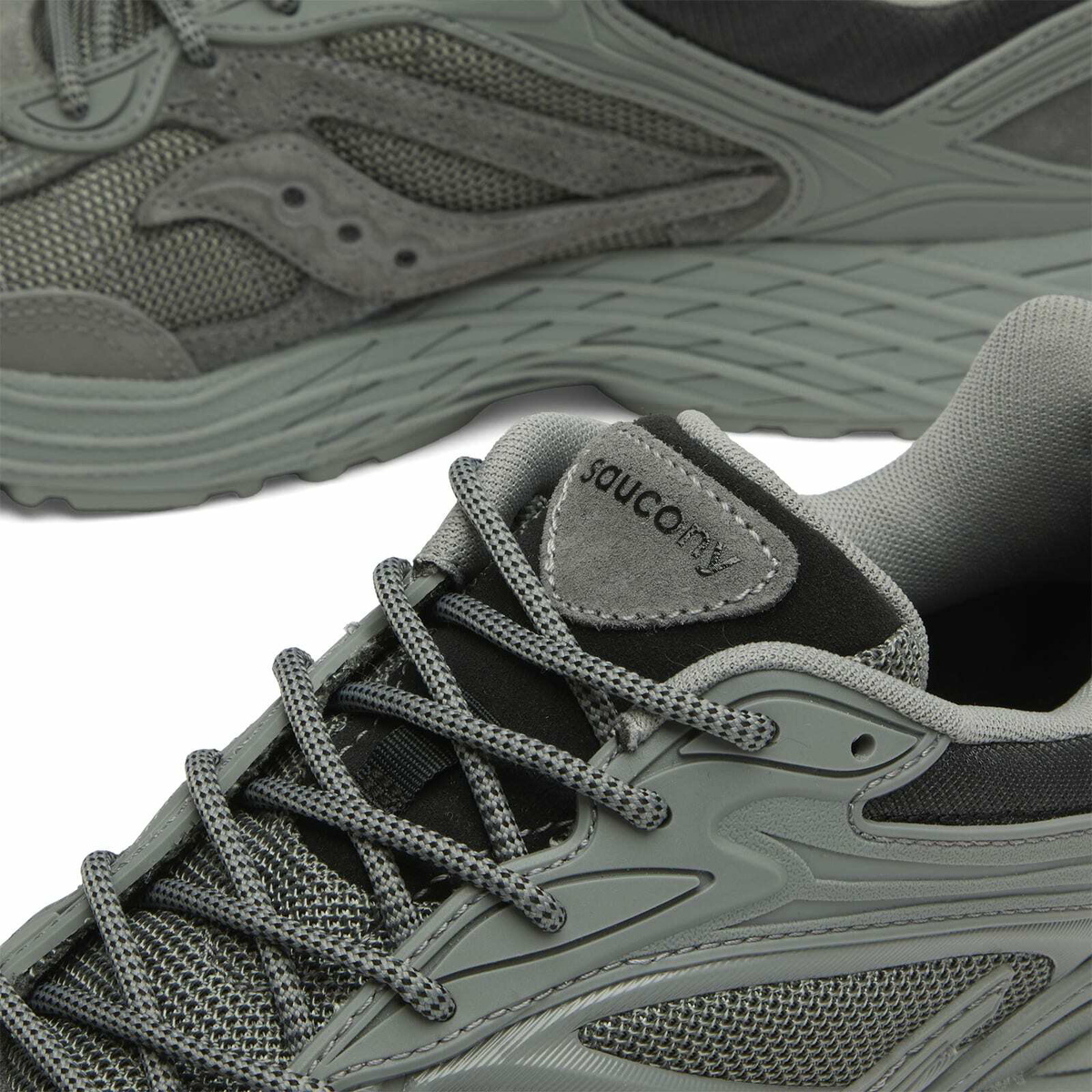 Saucony Men's Progrid Omni 9 Sneaker in Grey
