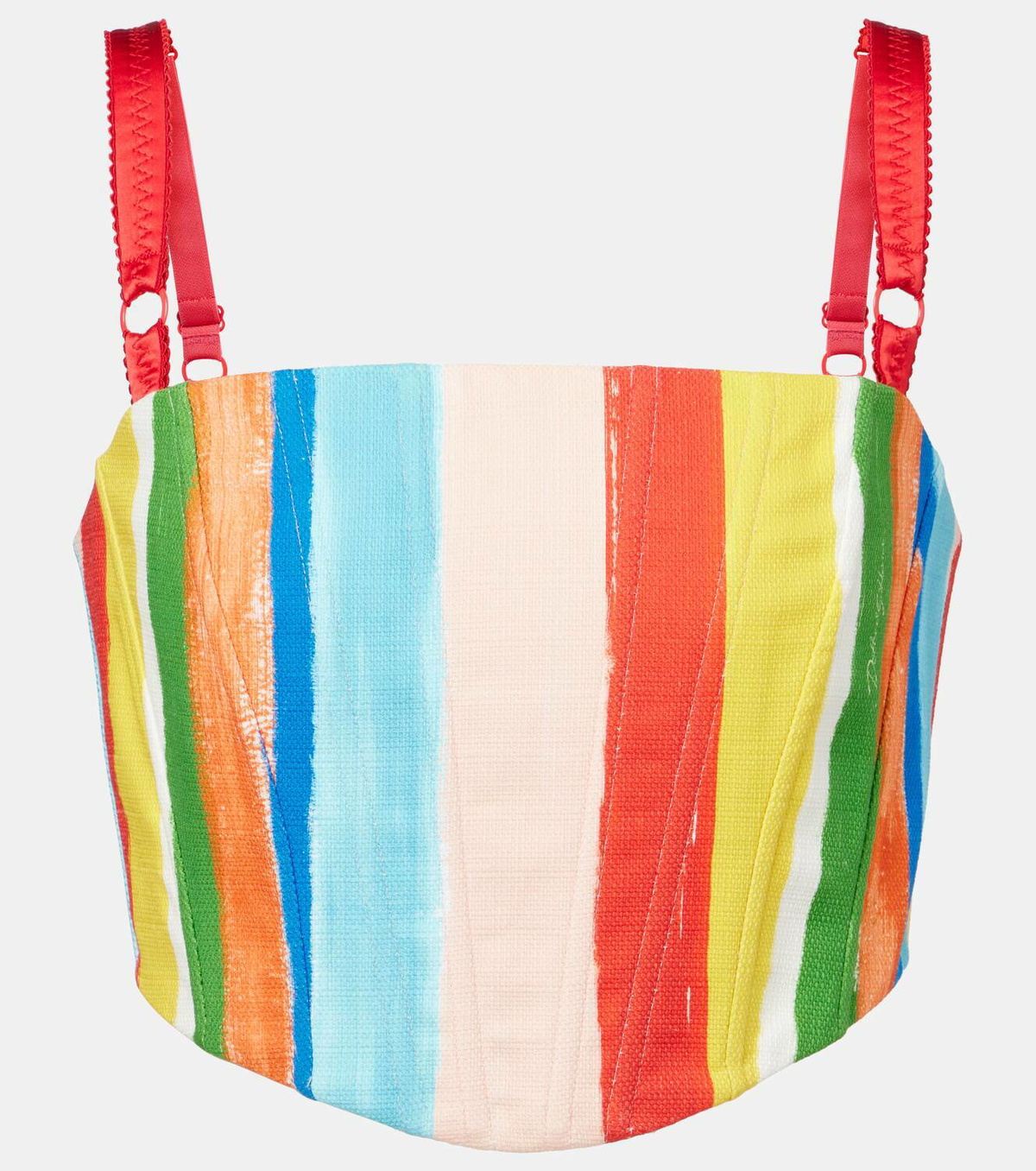 Dolce&Gabbana Striped cotton-blend tank top