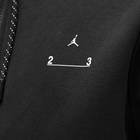 Air Jordan Men's 23 Engineered Zip Fleece Hoody in Black