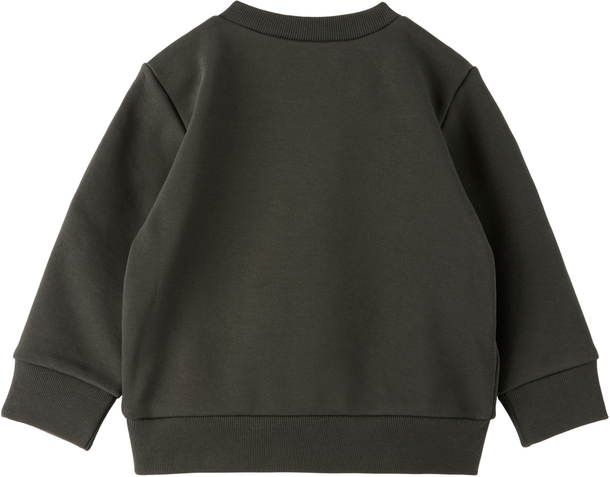 Marni Baby Black Printed-Logo Sweatshirt