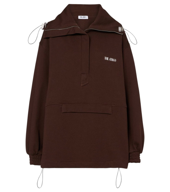 Photo: The Attico Cotton fleece sweatshirt