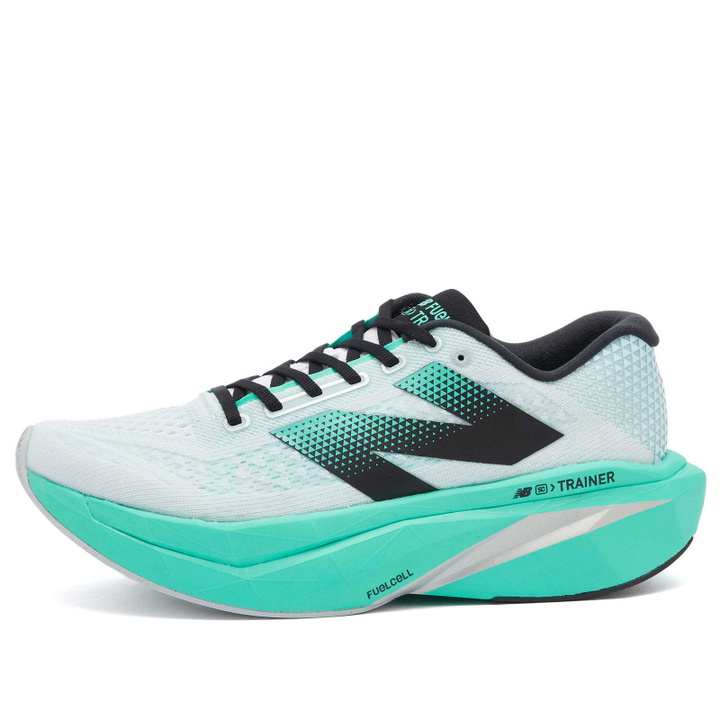 Photo: New Balance Running Men's New Balance Fuelcell SC Trainer V3 Sneakers in White