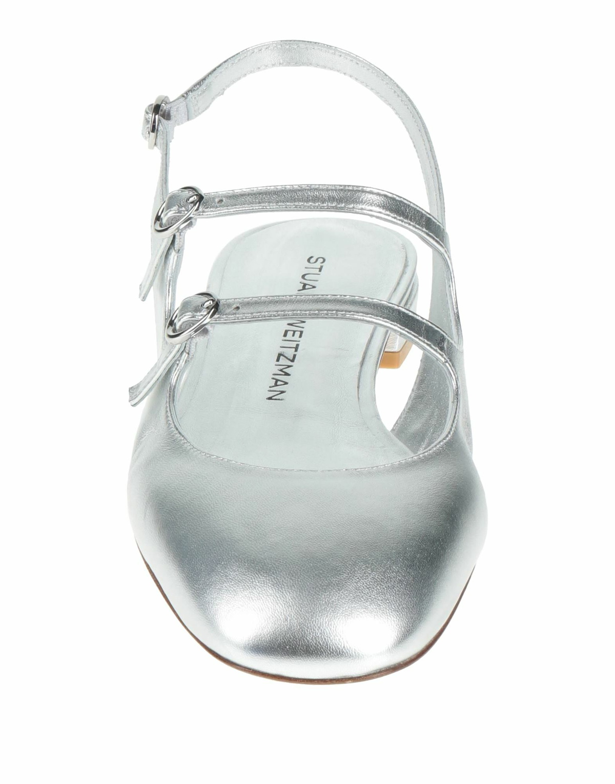 Stuart Weitzman Womens Ballet flats in Silver