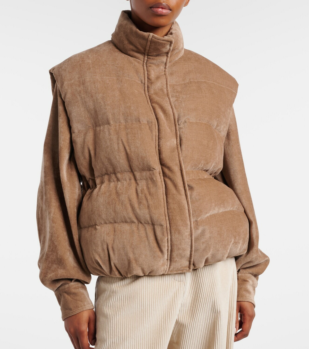 Brunello Cucinelli Monili corduroy down vest