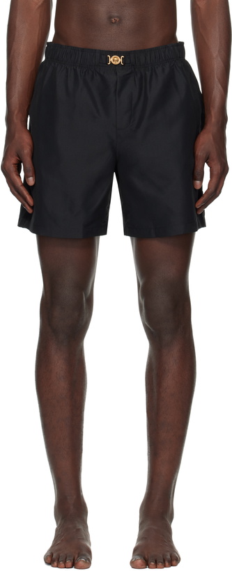 Photo: Versace Black Medusa Biggie Swim Shorts