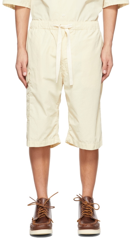 Photo: Nanamica Off-White Easy Cargo Shorts