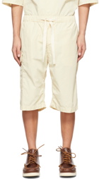 Nanamica Off-White Easy Cargo Shorts