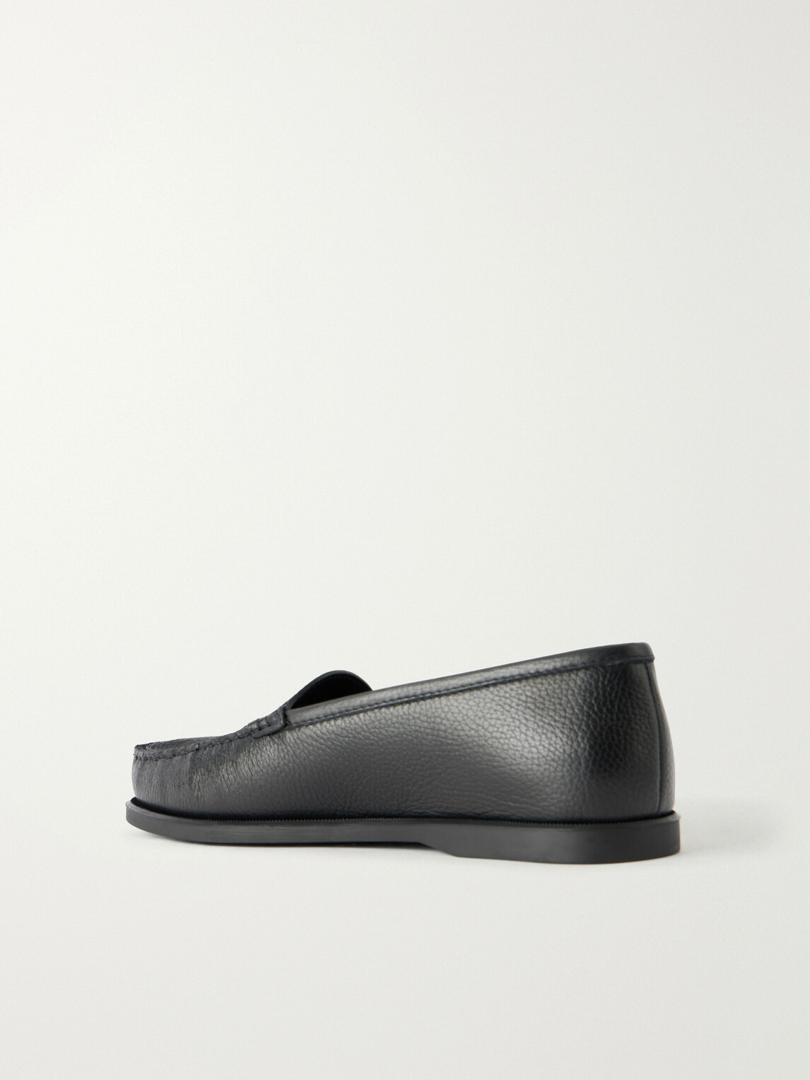 MORJAS - The Venetian Full-Grain Leather Loafers - Black